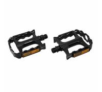 Pedal city-mtb rodamiento premium newton alu negro 9-16" (par)