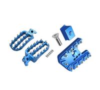pedal Clavijas Anchas Para Motocicleta Reposapiés Palanca Freno Extensor Pedal Para Yamaha Para Tenere 700 Para Rally Edition 2020-2024(Blue kit)