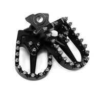 Pedal Clavijas Delanteras Motocicleta para XL125 para CB250 para VT250 para VTR250 para CB400 para NT400 para CB500 para CBF500 para CB600 para CBR600 Reposapiés Delanteros(Negro)