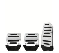 Pedal coche 1 Juego Cubierta Protección Pedal Coche Acelerador Freno Coche Cambio Manual Para Coche Accesorios Universales Para Vehículos(Plata)