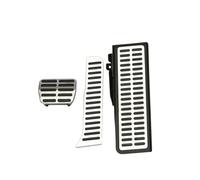 Pedal Coche Manual Cubierta Pedales Coche Para VW Para Golf 5 6 Para Tiguan Para Touran LHD Acero Inoxidable Pedal Apoyo Para Acelerador Freno Embrague(AT with Rest)