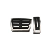 Pedal Coche Para A4 B8 A6 A7 A8 S4 Para RS4 A5 S5 Para RS5 8T Q5 Para SQ5 8R Cubierta del pedal del reposapiés freno gas Pedales automóvil Funda Pedal Freno(AT)