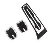 Pedal Coche Para X5 Para X6 F15 F16 E70 E71 E72 Para X7 2008-2020 LHD Kit Pedales Coche Acero Inoxidable Cubierta Pedal Reposapiés Freno Gas Acc.(MT without Rest)