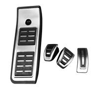 Pedal Coche Reposapiés Acero Inoxidable Para Pedal Freno Combustible Y Combustible Para Sedán Avant Sport Automático Para A4 B9 Para A5 F5 2016-2019(For MT 4pcs)