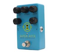 Pedal compresor de bajo de aleación de aluminio avanzado que ofrece 5 ajustes de parámetros para dinámica de sonido personalizada Pedal de compresión de bajo