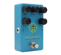 Pedal compresor de graves de aleación de aluminio avanzado que ofrece 5 ajustes de parámetros para dinámica de sonido personalizada Pedal compresor de graves ópticos