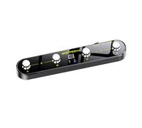 Pedal controlador de pie con compatibilidad de receptor, textura ABS para sintetizadores, pedal estable de baja latencia y baja latencia