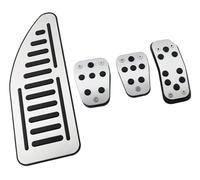 Pedal Covers for Ford for Puma 2019-2023 for Ecosport 2013-2023 for Fiesta MK8 Gas Brake Pedal Protection Cover(MT WITH REST PEDAL)