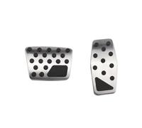 Pedal Cubierta Para Jeep Para Compass 2017-2021 Para Renegade BU 2015-2023 Pedal de freno y acelerador Reposapiés Pedales Cubiertas Almohadillas Cubre Pedales De Coche(AT without Rest)