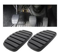 Pedal Cubierta Para Nissan Para Kubistar Para Nissan Para NV400 Para Primastar 2 piezas Cubierta almohadilla goma para pedal embrague freno coche Cubre Pedales De Coche
