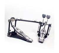 Pedal de batería Tambor Doble Paso Doble Cadena Leva Fondo Tambor Práctica Doble Pedal Paso Martillo