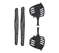 Pedal De Bicicleta con Correa Ajustable PP | ranuras antideslizantes, material duradero, fácil montaje, para bicicleta estática