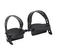 Pedal de Bicicleta estática con Correa, Repuesto de Pedal de Bicicleta giratoria para Accesorio de Ejercicio en Interiores, 1 par