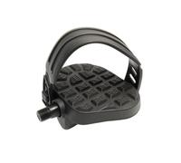Pedal de Bicicleta Estática Pedal de Ejercicio Repuesto con Correa Textura Antideslizante Cuerpo Ancho Resistente al Desgaste Adecuado para