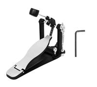 Pedal De Bombo Doble Cadena Construcción Metal Base Antideslizante Pieza Patada Para Golpes Potentes Tambor Con Tornillos Fijos