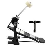 Pedal de bombo individual con martillo, pedales de cabeza de batidor ajustables, accesorios de instrumento de tambor, accesorios de percusión duraderos