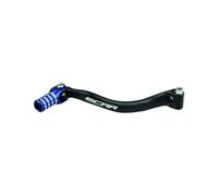 Pedal de cambio scar-negro/puntera azul para moto repuestos accesorios piezas