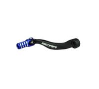 Envío gratis pedal de cambio scar-negro/puntera azul para moto repuestos