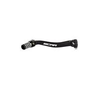 Pedal de cambio scar-negro/puntera negra para moto repuestos accesorios piezas