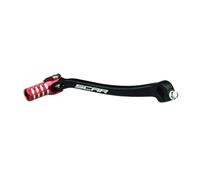 Pedal de cambio scar-negro/puntera roja para moto repuestos accesorios piezas