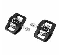 Pedal de carretera - gravel automático versátil Newton SPD negro con calas tip