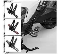 Pedal de clavijas de pie de pasajero de moto para X ADV XADV X-ADV 750 XADV750 X ADV750 XADV-750 2021 2022 2023 Reposapiés trasero plegable Reposapiés Kit de carenado Accesorios (Titanio)