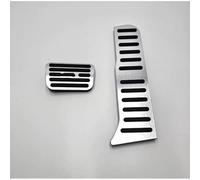 Pedal de Coche Para BYD Para Seal U Para Song Plus Para DM-i EV 2023-2024 Pedales Acelerador Y Freno Cubiertas Antideslizantes Combustible(Plata)