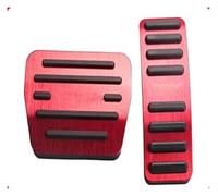 pedal de coche Para Chery Para Tiggo 7 8 Para Pro Para Plus Para 2 3X 4 5X Para Tiggo7 Cubierta del pedal del freno del acelerador del automóvil Gasolina automática(AT Red)