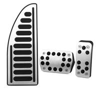 Pedal De Coche Para Ford Para Focus 2 3 4 MK2 MK3 MK4 Kuga Escape RS ST 05-17 Juego Pedal Freno Y Acelerador Almohadillas Cubiertas Pedales Coche Pedales De Coche(Black AT and Rest)