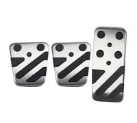 Pedal de Coche Para Mitsubishi Para PAJERO Para Eclipse Para RVR Para Cross Car Embrague Freno Acelerador Pedal Reposapiés Cubiertas Pedales(Negro)