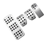 Pedal de Coche Para Peugeot 207 301 307 208 2008 308 408 Cc Cubierta De Placa Pedal Para Reposapiés Pedales Coche Cubiertas Pedales Coche(MT With Rest)