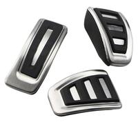 pedal de coche Para Q3 2014 2015 LHD AT MT Freno Gas Pedal Apoyo Cubierta Juego Pedales Coche(MT Without Rest)