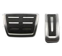 pedal de coche Para VW Para Polo Para Golf 4 Para Bora Beetle RSi Para GTI R32 Para A3 SEAT Pedal Estilo Coche Almohadilla Acero Inoxidable Cubierta Reposapiés(AT pedal B)
