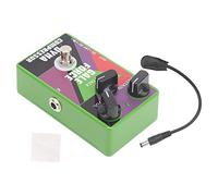 Pedal de compresión de bypass verdadero para guitarra eléctrica con carcasa de aleación de aluminio Efecto de bloque único portátil Unidad 9V DC