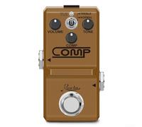 Pedal de compresión de guitarra de grado de estudio clásico, sonido suave y sostenido, énfasis agudos, diseño portátil