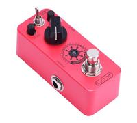 Pedal de compresor de mini guitarra Ultimate Comp 2 modos Pure Analógico True Bypass Efecto de guitarra Electric Pedal Compact Durable Metal Shell Red 3.7x9x3.5cm