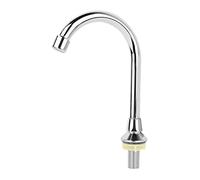 Pedal de Control de Cobre para Grifo, Pedal de Agua Montado en Lavabo, Ideal para Cocina, Hogar, Hospital y Laboratorio, Acabado Espejo PVD