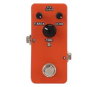 Pedal de Delay Analógico Mini, Metal, Naranja, 9 x 4cm, DC 9V - Sonido Retro Cálido y Suave, True Bypass Transparente, Para Guitarra Eléctrica