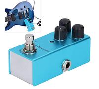 Pedal de Distorsión de Guitarra, Aleación de Aluminio Pedal de Efectos de Guitarra Pedal de Distorsión Crunch Distorsión Pedal de Efectos de Guitarra Eléctrica DC 9V Mini True