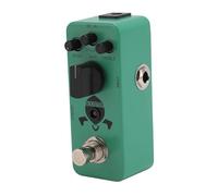 Pedal de Distorsión de Guitarra Clean Boost 2 Bandas EQ Color Verde DC 9V Ajuste de Perilla Pedal de Guitarra Eléctrica Crea Tu Sonido único