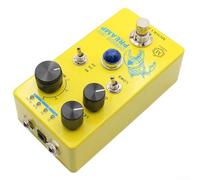 Pedal de distorsión de guitarra eléctrica para mosky Overdrive Preamp 4 modos de interruptor de frecuencia alto bajo para Metal Rock Blues Gig Amarillo 300 g