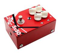 Pedal de distorsión hecho a mano, pedal clásico de guitarra de distorsión de alta ganancia de Crunch a Heavy Metal, True Bypass, DC 9V, pedal para guitarra eléctrica, rojo