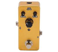Pedal de distorsión Pedal de distorsión Pedales de guitarra Mini guitarra eléctrica clásica Efecto de bloque único Pedal de distorsión de carcasa de metal de 3 botones para guitarra eléctrica