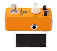 Pedal de Distorsión Ultra Drive Metal Mini, 3 Modos Seleccionables, Entrada y Salida Mono 1 / 4in, Color Amarillo - Sonido Clásico y Alta Ganancia, Ideal para Guitarra Eléctrica