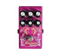 Pedal de Efecto de Distorsión de Guitarra, Overdrive, Profundidad, Nivel, Modificador de Sonido de Ecualizador Paramétrico de 3 Bandas, Pedal de