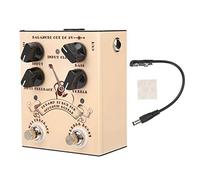 Pedal de efecto de guitarra acústica FLEXMAN 9V DC, caja DI, carcasa de aleación de aluminio, accesorios para instrumentos musicales