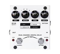 Pedal De Efecto De Guitarra De Retardo Digital De Doble Canal Accesorios De Bajo De Guitarra Eléctrica Accesorios para efectos de guitarra