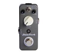 Pedal De Efecto De Guitarra De Reverberación Digital Mini Pedal De Guitarra 3 Modos De Reverberación Para Guitarra Eléctrica True Bypass Accesorios para efectos de guitarra