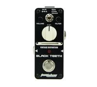 Pedal de efecto de guitarra eléctrica de distorsión clásico mini guitarra clase Dist Effects Pedal con solo, turbo, modo normal, accesorios de piezas de guitarra True Bypass