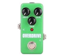 Pedal De Efecto De Guitarra Overdrive, Mini Pedal De Guitarra Portátil, Piezas De Guitarra De Bypass Verdadero, Accesorios De Guitarra Accesorios para efectos de guitarra
